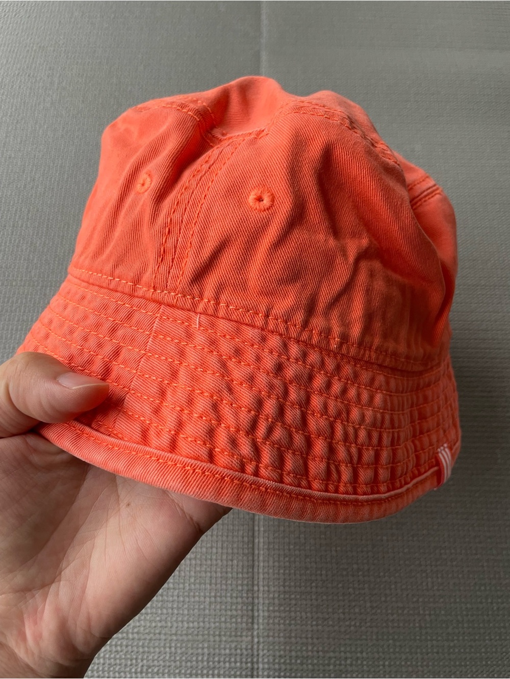 adidas Orange Trefoil Bucket Hat - Picture 2 of 5